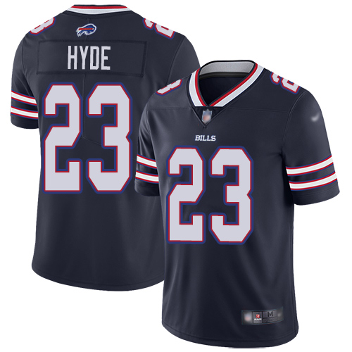 Men Buffalo Bills #23 Micah Hyde Limited Navy Blue Inverted Legend NFL Jersey